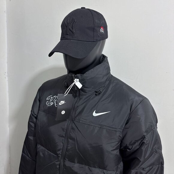 Nike  Black Shiny Down Jacket - Picture 8 of 8